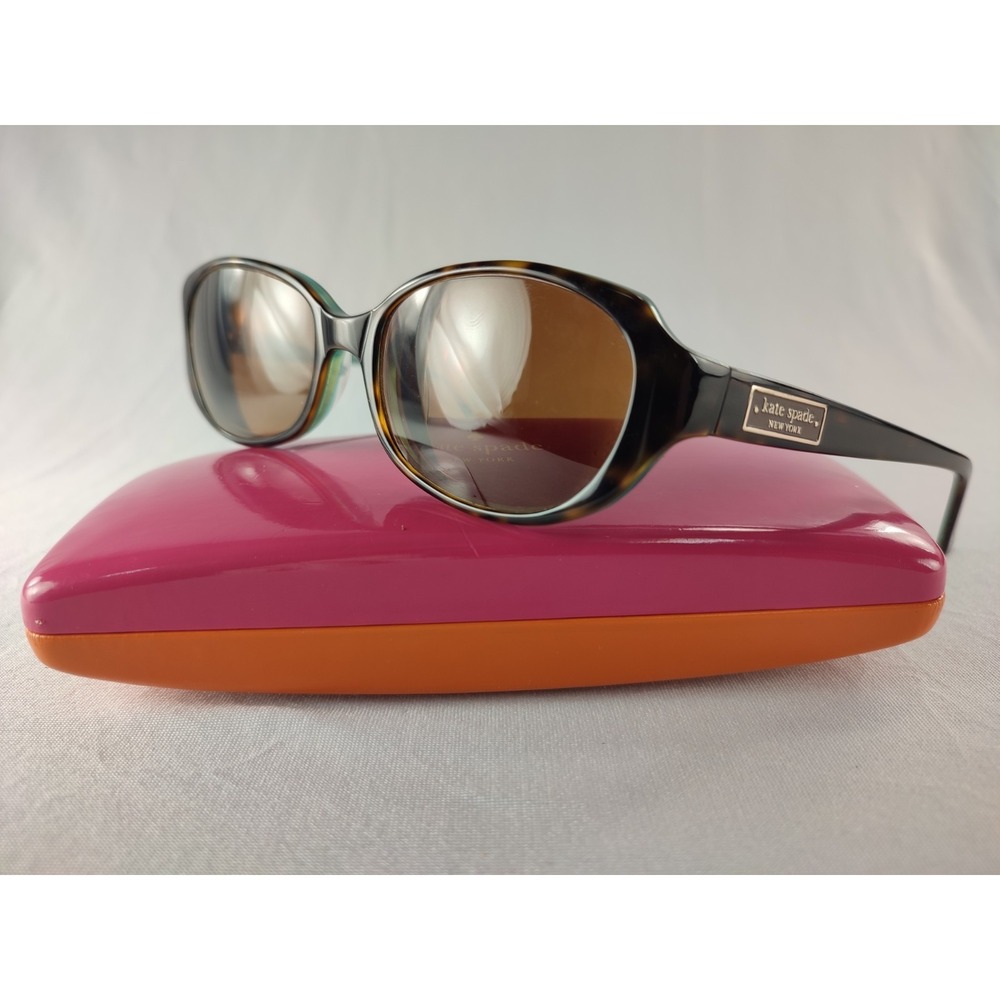 Kate Spade LYLA/S JEYP VW Tortoise Teal‎ Sunglasses Frames 53-17-130 Women's